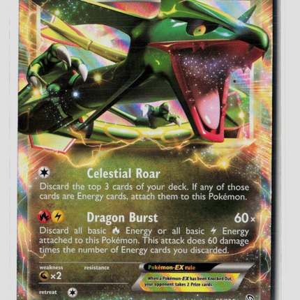 Pokemon 2012 Dragons Exalted Rayquaza EX #85/124