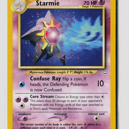 Pokemon 2001 Neo Revelation Starmie #25/64