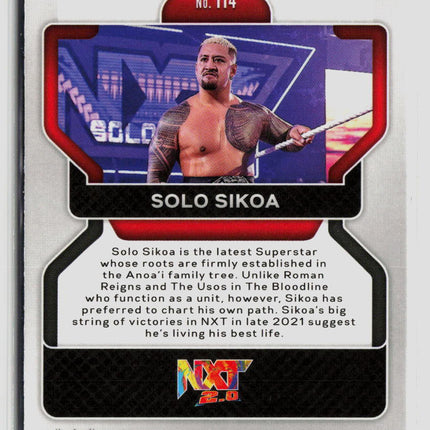 2022 Panini Prizm WWE Solo Sikoa #114 RC