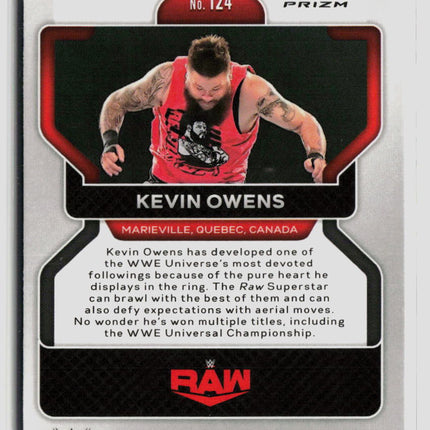 2022 Panini Prizm WWE Kevin Owens #124