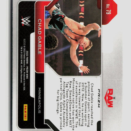 2022 Panini Prizm WWE Chad Gable #79 Light Blue