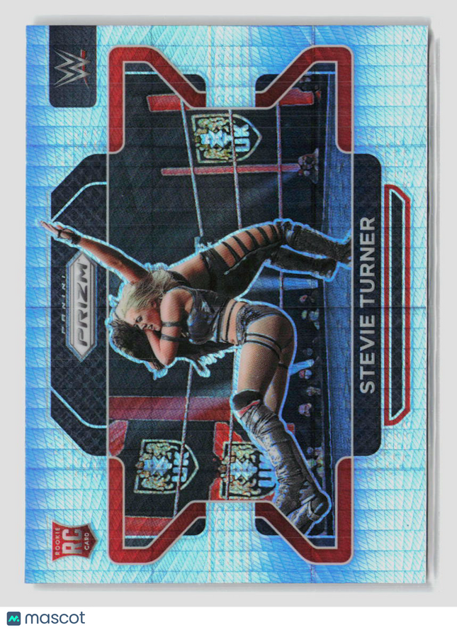 2022 Panini Prizm WWE Stevie Turner #22 Light Blue RC