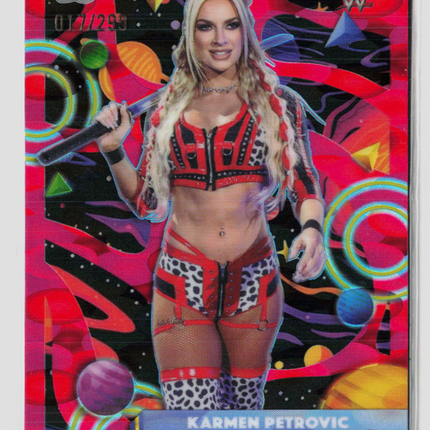 2026 Topps Chrome WWE Karmen Petrovic #152 Magenta Lava Refractor 01/1293