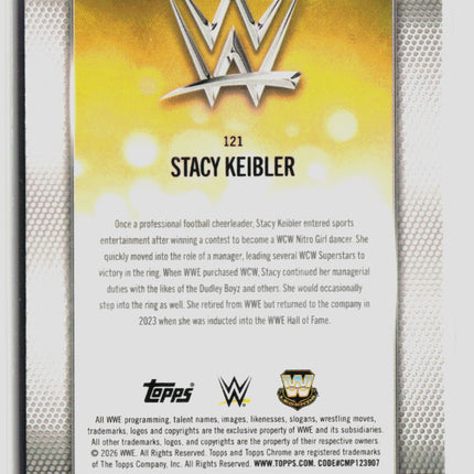 2026 Topps Chrome WWE Stacy Keibler #121 Magenta Refractor 387/399