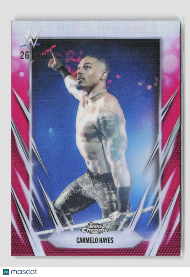 2026 Topps Chrome WWE Carmelo Hayes #70 Pink