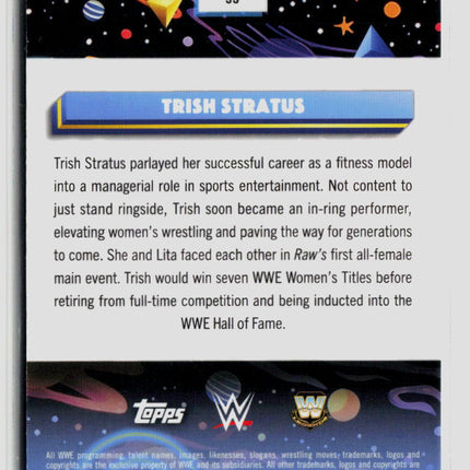 2026 Topps Chrome WWE Trish Stratus #95 Magenta /299 154/299