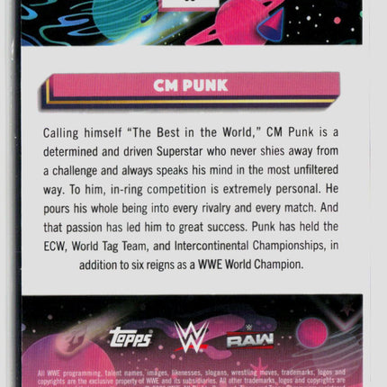 2026 Topps Chrome WWE CM Punk #30 Magenta Refractor 291/299