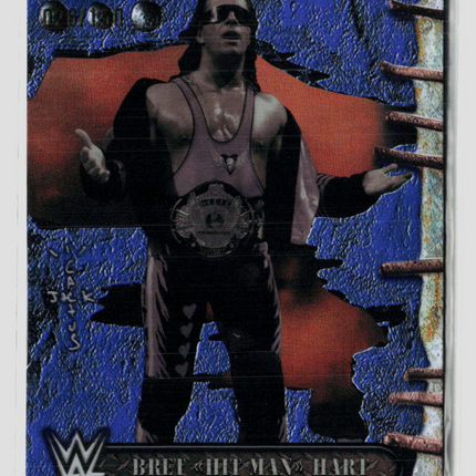 2025 Topps Chrome WWE Cactus Jack Bret Hart #62 Blue
