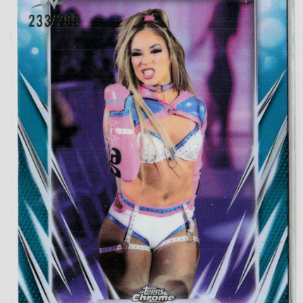 2026 Topps Chrome WWE Lola Vice #98 Teal Refractor