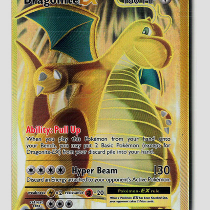 Pokemon 2016 Evolutions Dragonite-EX UR FA #106/108