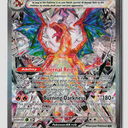 Pokemon 2023 Obsidian Flames Charizard EX FA SAR #223/197