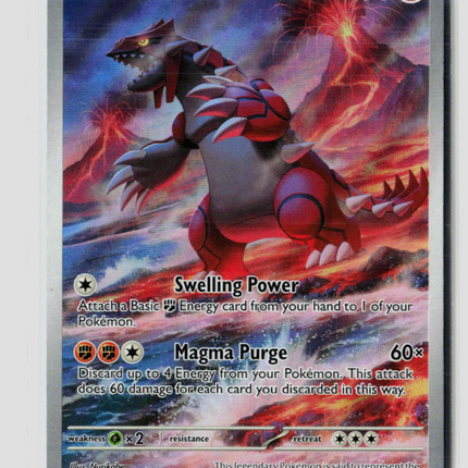 Pokemon 2023 Paradox Rift Groudon FA #199/182