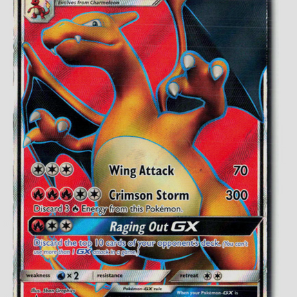Pokemon 2017 Sun & Moon Charizard GX #SM60