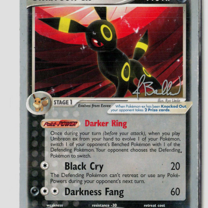 Pokemon 2007 EX Unseen Forces Umbreon EX #112/115