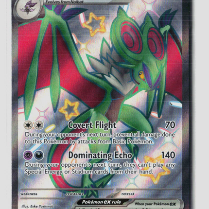 Pokemon 2024 Paldean Fates Noivern EX FA SSR #220/91