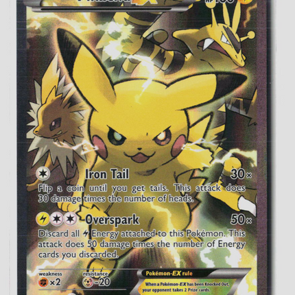 Pokemon Pikachu-EX FA #XY124