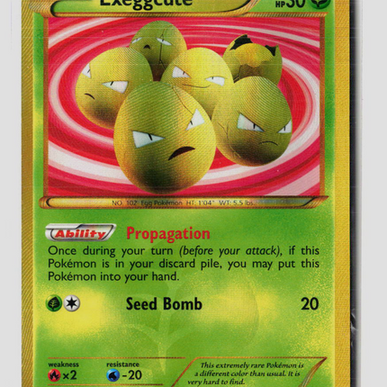 Pokemon 2013 Plasma Freeze Exeggcute SR UR #102/101