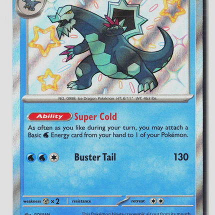 Pokemon 2024 Paldean Fates Baxcalibur #130/91