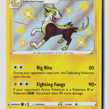 Pokemon 2021 Shining Fates Boltund #SV040/SV122
