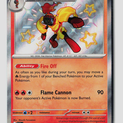 Pokemon 2024 Paldean Fates Armarouge #115/91