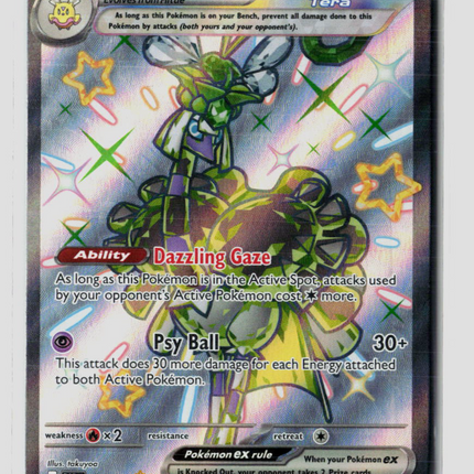 Pokemon 2024 Paldean Fates Espathra EX FA SAR #214/91