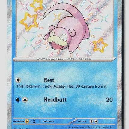 Pokemon 2024 Paldean Fates Slowpoke #116/91