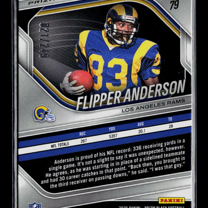 2026 Panini Prizm Black Flipper Anderson #79 Silver 021/249