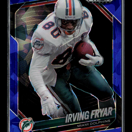 2026 Panini Prizm Black Football Irving Fryar #83 Blue Ice 003/125
