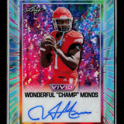 2025 Leaf Vivid Wonderful "Champ" Monds Champ Monds #BA-WCM 4/10 Auto