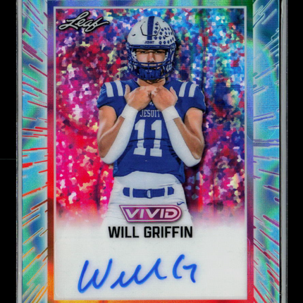 2025 Leaf Vivid Will Griffin #BA-WG1 7/10 Auto