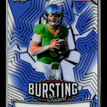 2025 Leaf Vivid Dillon Gabriel #TB-23 Blue 1/1