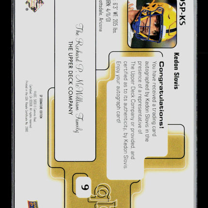 2023 Upper Deck SP Signature Edition Kedon Slovis #99SP-KS Auto