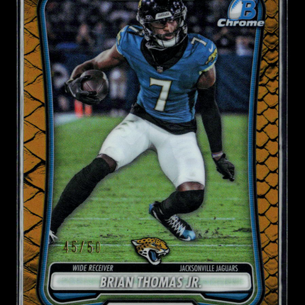 2026 Bowman Chrome Brian Thomas Jr. #BCV-50 45/50
