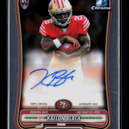 2026 Bowman Chrome Football Kaelon Black #BCRA-KBL RC Auto
