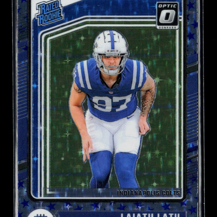 2024 Panini Donruss Optic Football Laiatu Latu #267 Blue Stars