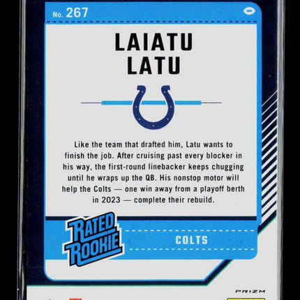2024 Panini Donruss Optic Football Laiatu Latu #267 Blue Stars