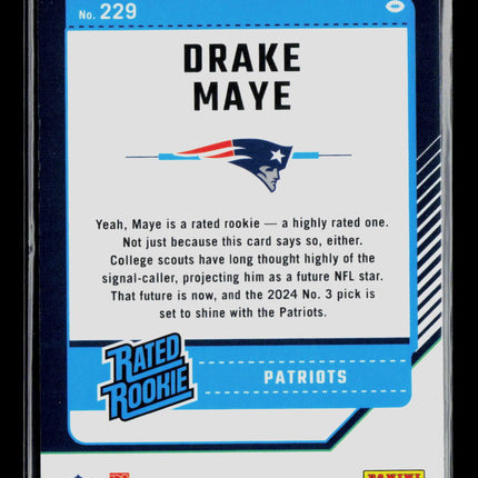 2024 Panini Donruss Optic Football Drake Maye #229