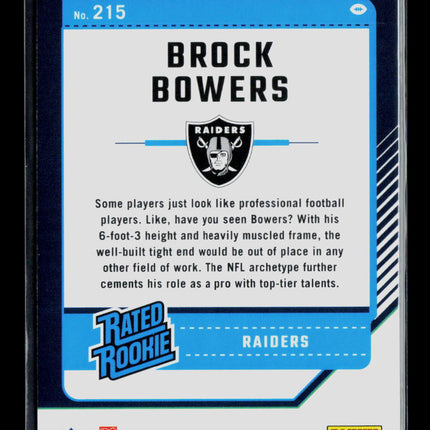 2024 Panini Donruss Optic Brock Bowers #215