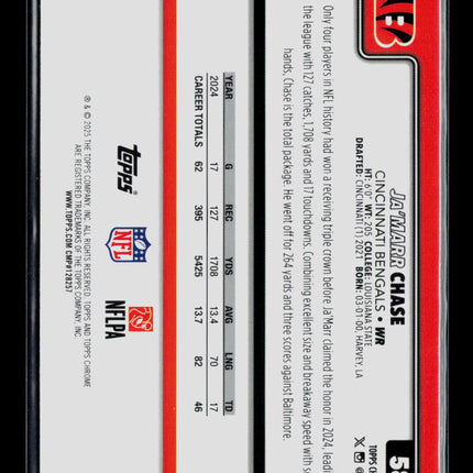 2025 Topps Chrome Ja'Marr Chase #58