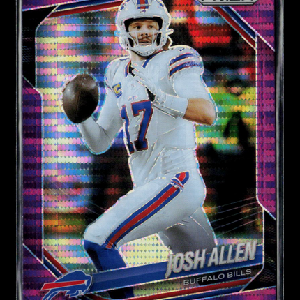 2025 Panini Prizm Football Josh Allen #167 Purple Pulsar