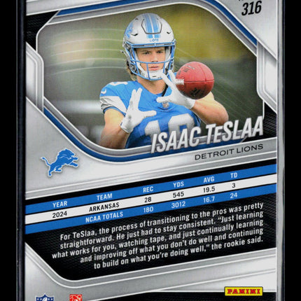 2025 Panini Prizm Isaac TeSlaa #316 RC