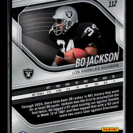 2026 Panini Prizm Black Bo Jackson #112