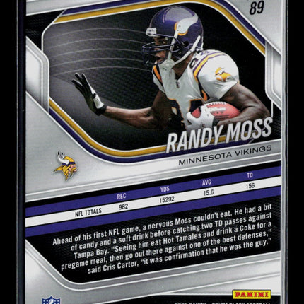 2026 Panini Prizm Black Randy Moss #89
