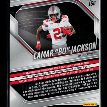 2026 Panini Prizm Black Lamar Jackson Bo Jackson #168