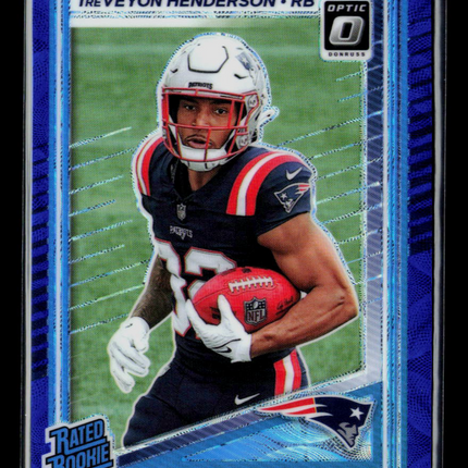2025 Panini Donruss Optic TreVeyon Henderson #248 Blue Scope