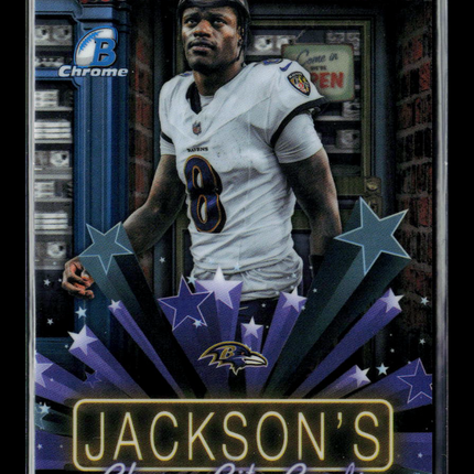 2026 Bowman Chrome Lamar Jackson #HS-9