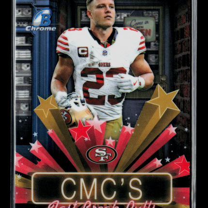 2026 Bowman Chrome Hobby Stars Christian McCaffrey #HS-3