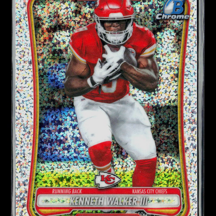 2026 Topps Bowman Chrome Kenneth Walker III #BCV-98 Speckle
