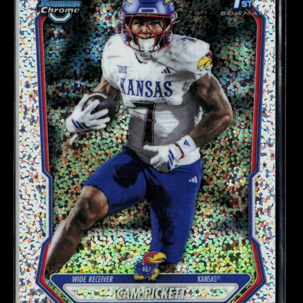 2026 Bowman Chrome University Football Cam Pickett #BCP-69 Speckle Refractor
