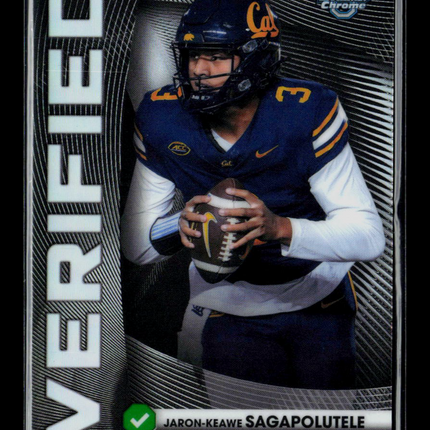 2026 Bowman Chrome Bowman Verified Jaron-Keawe Sagapolutele #BV-5 Refractor